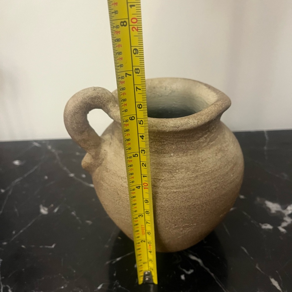 Painted Ceramic Pitcher/Vase - Picture 4 of 4